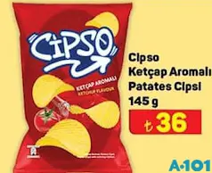 CİPSO KETÇAP AROMALI PATATES CİPSİ 145 G